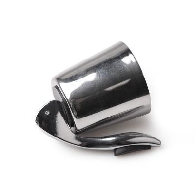 Wine Bottle Stopper, Reusable Silicone Sealer with Built in Pressure Pump Keep Any Wine Fresh Stainless Steel Wine Bottle Saver Stopper Esg13867