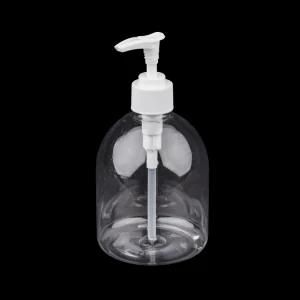 Shampoo Shower Gel Hand Sanitizer Empty Clear Plastic Pet Bottle 500ml Pump Bottle