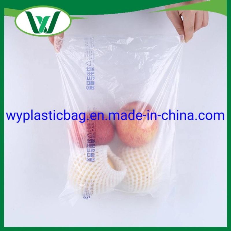 Food Grade HDPE/LDPE Printed Bags, Wholsale Plastic T-Shirt Bags, Popular Eco-Friendly Plastic Packaging Bags