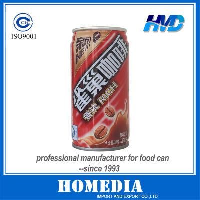 China Custom Metal Tinplate Beverage/Juice/Soft Drink/Soda Water Coffee Empty Packaging Tin Cans Companies