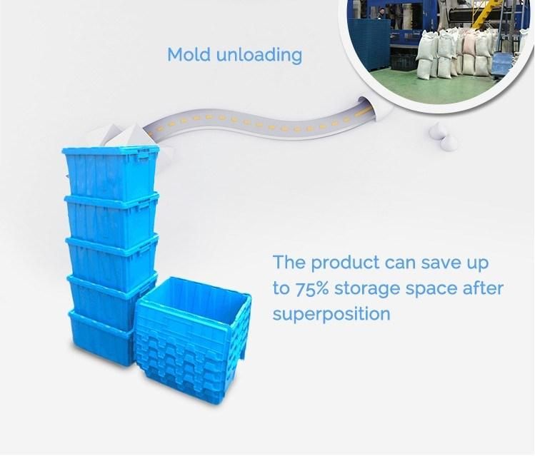 Factory 60L Stackable Plastic Logistics Box Plastic Tote Bins Sale