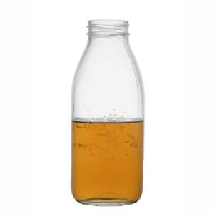 1000ml Mason Round Screw Top Clear Customize Glass Bottles with Lids Factory