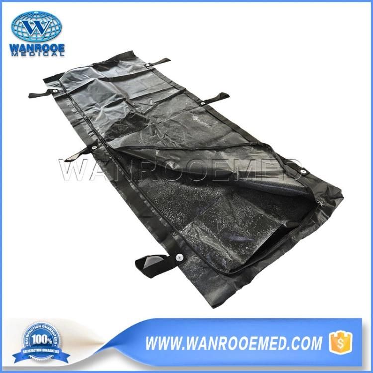 Ga409 Special Material Customized Sealed PVC Funeral Cadaver Bag with Vinyl-Coated Polyester Mesh