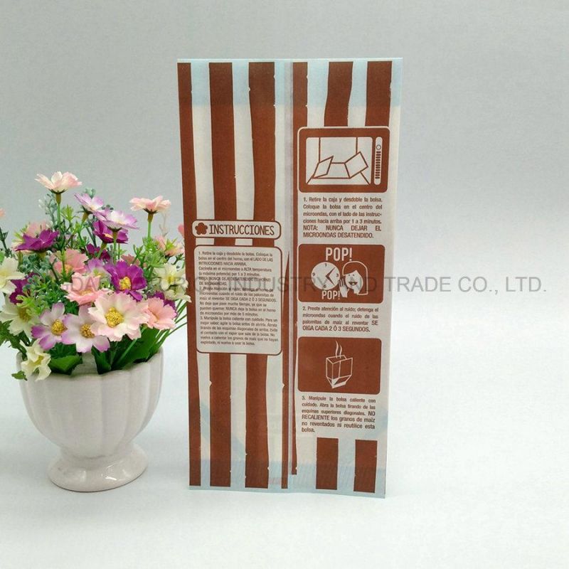 Full Color Printed Microwave Popcorn Bags Wholesale