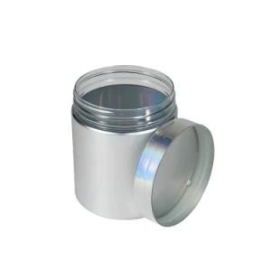 Plating Nutrition Plastic Bottle HDPE Powder Plastic Jar Silver Chromed HDPE Plastic Bottle