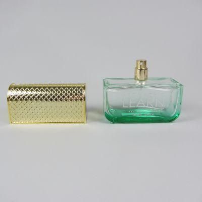 Square Unique Fancy 100ml Empty Perfume Bottles Glass Bottle