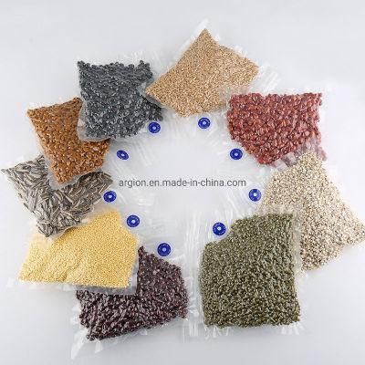 Food Plastic Packaging Vacuum Zipper Bag with Valve