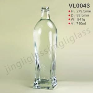 Perfect Quality 700ml Thick Base Vodka Bottle