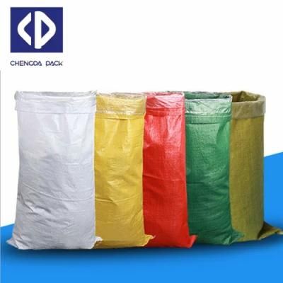 China Supply Rice Flour Packaging Woven PP Sack White Color Good Quality PP Woven Bags