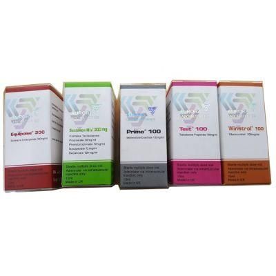 Popular Medicine Pharmaceutical Packaging 10ml Steroi Vial Labels and Boxes