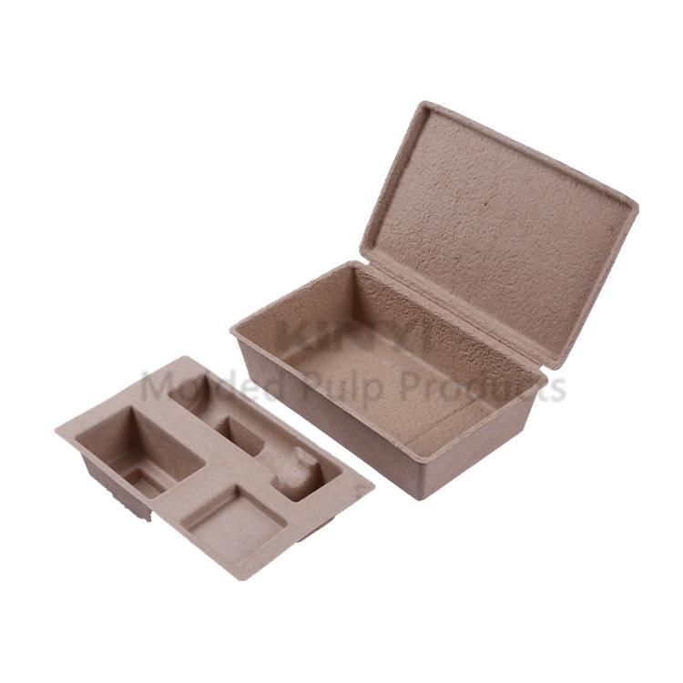 Customized Compostable Natural Brown Egg Tray Pulp Packaging Insert