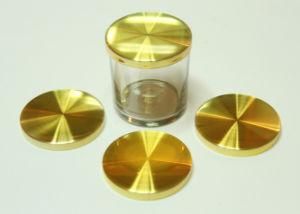 Gold Plating Lids for Candle Jar