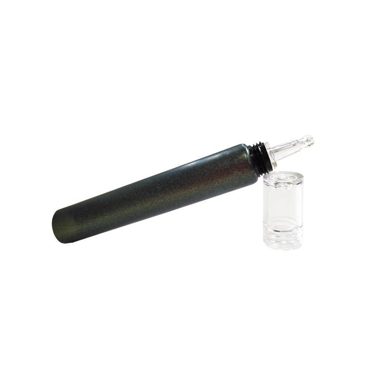 20ml Custom PE Transparent Water Drop Head Transparent Screw Cap Essence Tube