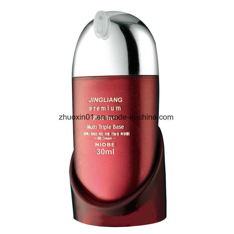 High Quality Face Cream acrylic Bottle Ball Shape Plastic Cosmetic Jar