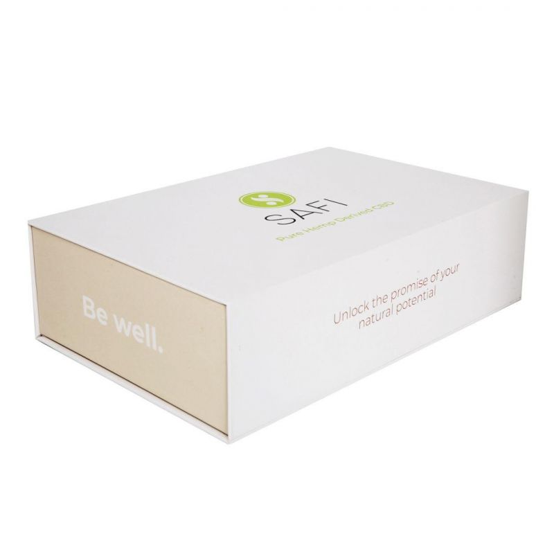 Customized Luxury Cosmetic Bottle Magnetic Cardboard Packaging Gift Boxes