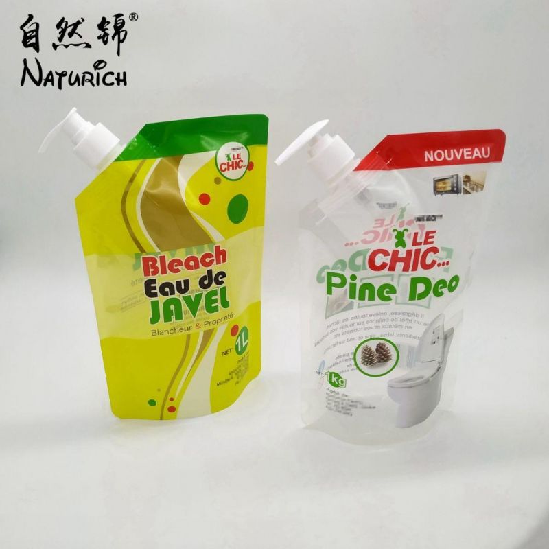 Soy Milk Packaging Stand up Spout Bag for Soybean Milk Sour Milk Packing Bags Sour Milk Spout Bag