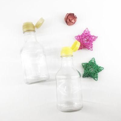 Customized 200ml Glass Bottle with Plastic Sealed Caps for Vinegar and Oil