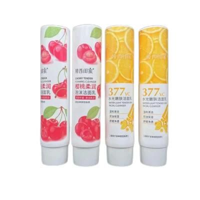 100ml Cosmetic Packaging Flip Lid Squeezable Plastic Tubes for Skin Care