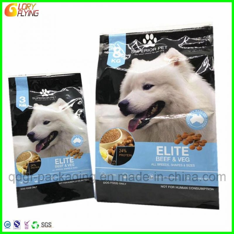 Pets Food Packaging/Stand up Zipper Pouch/Square-Bottom Plastic Bag/Printing Packing Bags.