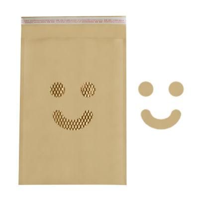 No Plastic Eco-Friendly 100% Recyclable Padded Envelopes Honeycomb Kraft Mailer for Shipping