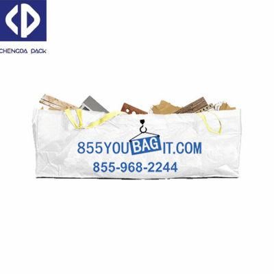 China Hot Sale Industrial Construction Waste Polypropylene Woven Bag FIBC Jumbo Bag