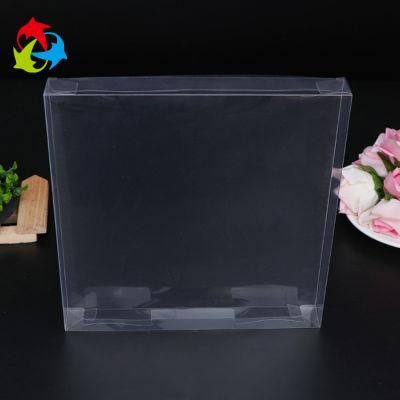 Rectangular Transparent Folding Plastic Packaging Box