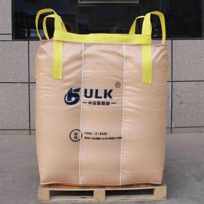 4400lbs Corner Loops Baffle Cubic Sand Sling Ton Jumbo Bulk FIBC Q Ventilated Firewood Fertilizer Cement PP Packing Plastic Big Bag Super Sack