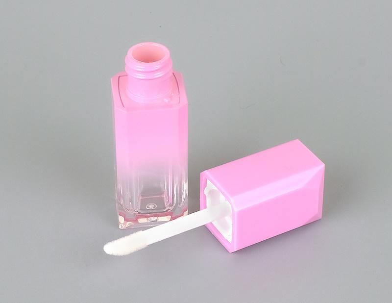 5ml in Stock Lipgloss Container Tubes Pink Purple Blue Silver Black White Empty Lip Gloss Tube with Brush