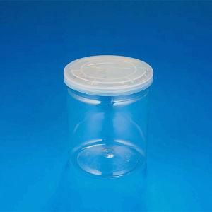 450ml Pet Packaging Clear Plastic Wide Mouth Jar for Candy for Food for for Ice Cream for Cosmetic
