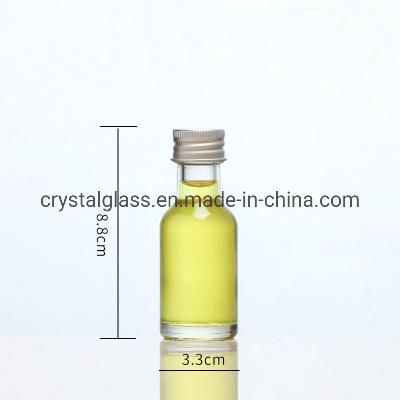 Mini 30ml 50ml 100ml 200ml Vodka Glass Liquor Wine Bottle with Cap