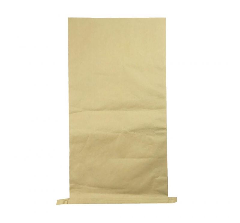 25kg Chemical Powder Granules Kraft Paper Laminated PP Woven Moisture Proof Bag