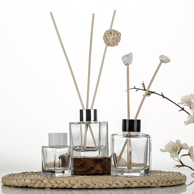 Custom 50ml 100ml 150ml 200ml Hexagonal Empty Reed Diffuser Glass Bottle