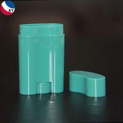20g Green Custom Color Oval Stick Containers for Deodorant Cream Packaging