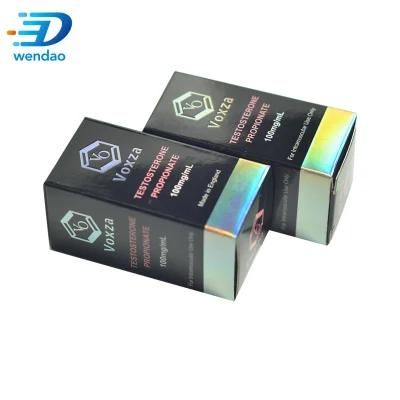 Custom New Design Hologram Foil 10ml Injection Vial Label Vials Label and Box