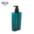 Wholesale Blue Rectangular 200ml Cosmetic Packaging PETG Plastic Shampoo Bottle