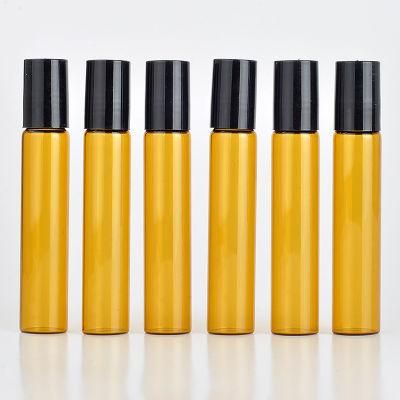 10ml Empty Roll on Glass Bottles for Cosmetic Essential Oil Packaging
