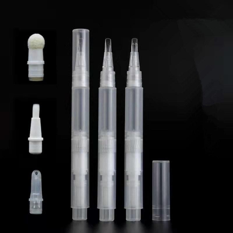 1ml 2ml 3ml Airless Liquid Foundation Tube Eyelash Tubes Lip Gloss Soft Tube Serum Dispenser Cosmetic Bottle Cream Tube with Sponge Brush Head