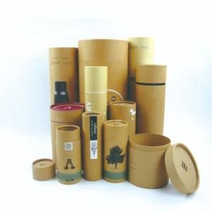 Food Grade Custom Eco Friendly Cardboard Tube Packaging Paper Box for Coffee and Tea Packaging