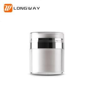 50g New Design Airless Pump Plastic Acrylic Bottle Cream Jar for Cosmetic Packaging