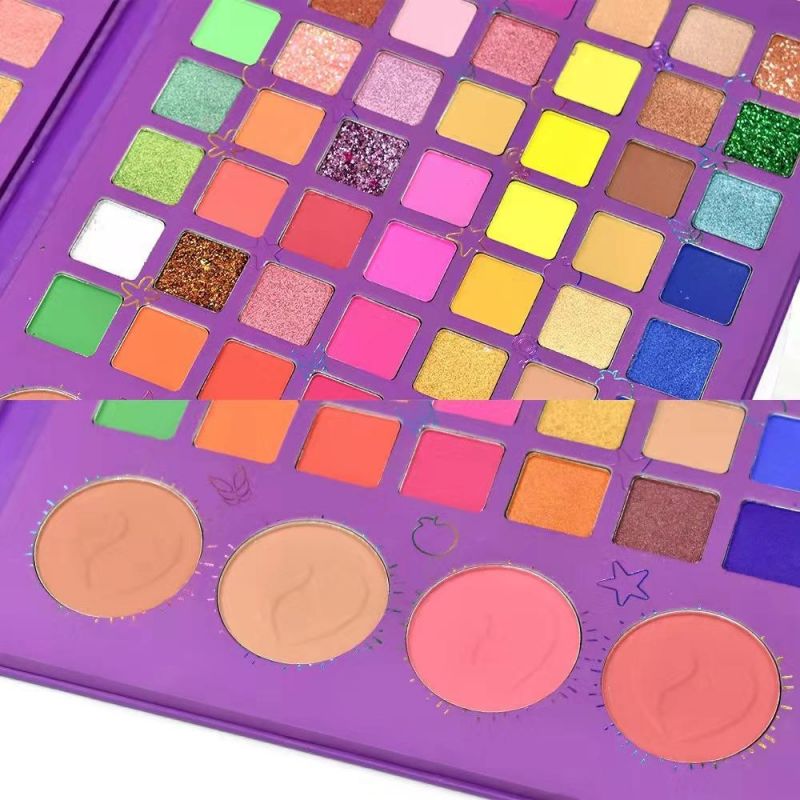 Explosive 85 Colors! Eye Shadow Market Cross-Border Europe and The United States Novo The Same Beauty Makeup Blush Makeup Set Brand Cosmetics