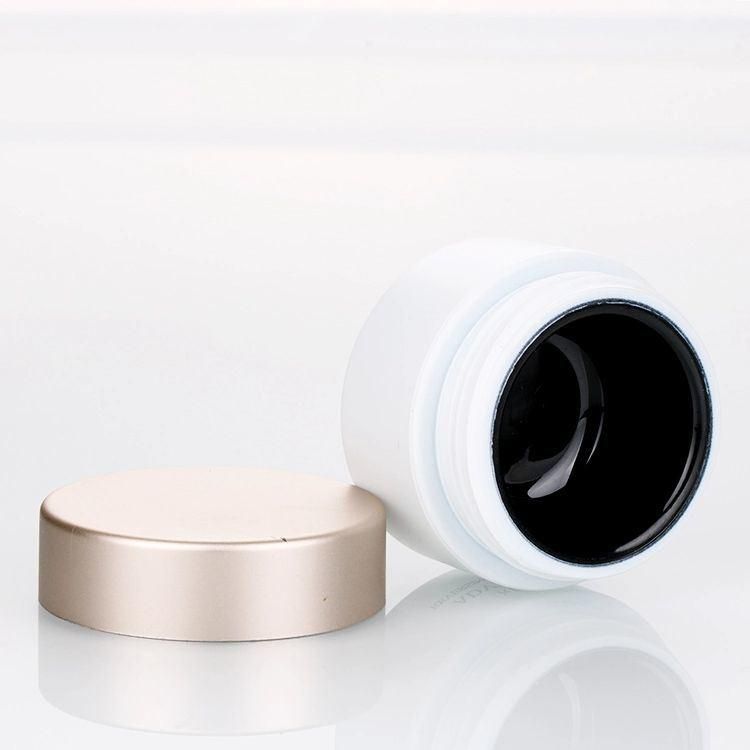 Elegant 8g White Eye Cream Plastic Container Cosmetic Jars
