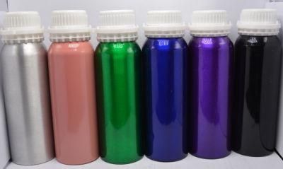 Purple 50ml-1000ml Silver Aluminum Bottle for Agrochemicals, Essential Oil, Medical