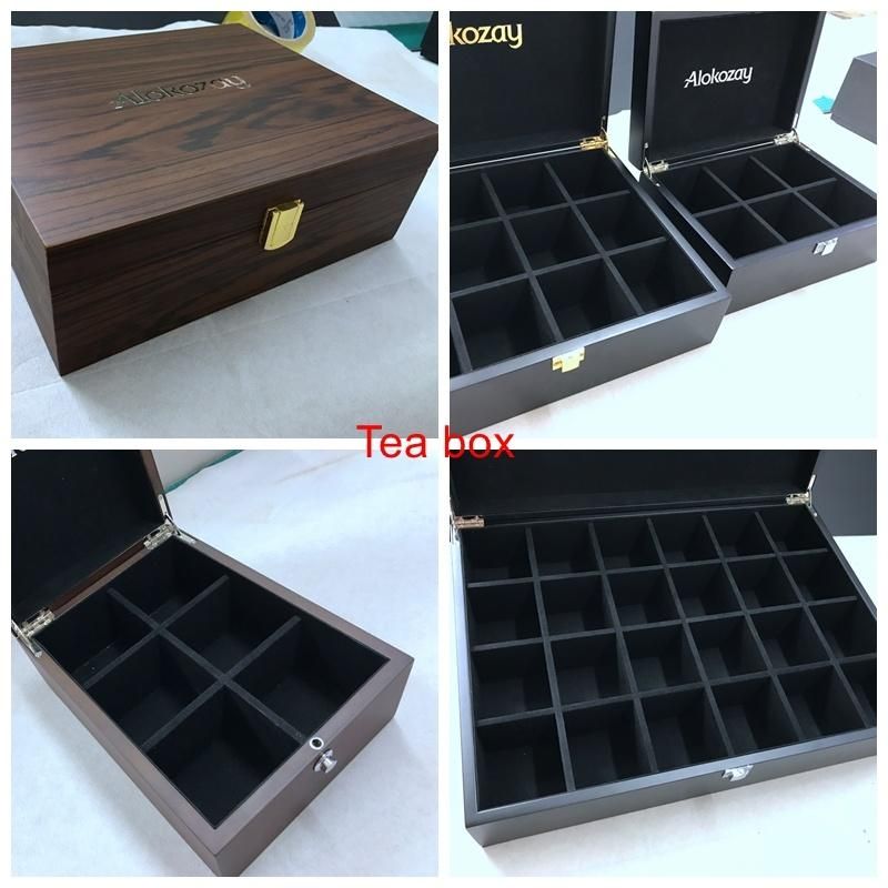 Factory Wholesale Custom Luxury Wooden Perfume Coin Medal Watch Package Box Customized Gift Packaging Box