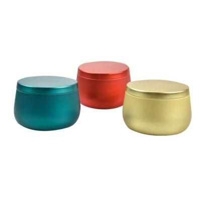 Metal Candles Tin Containers Empty Travel Tin Jars Matte Candle Tins Can
