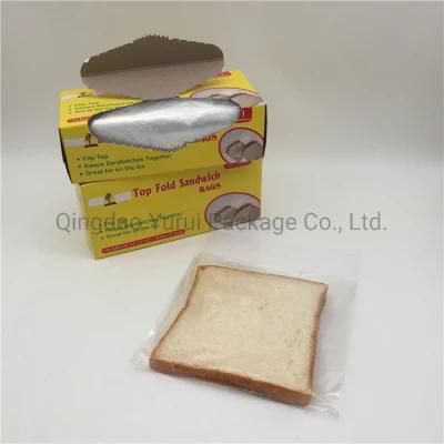 Sandwich Storage LDPE Fold Top Flat Poly Food Bag