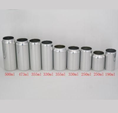 Round Lattina Beverage Blank Aluminum Beer Standard Cans 330ml Cheap Can Manufacturer for Coffee Juice