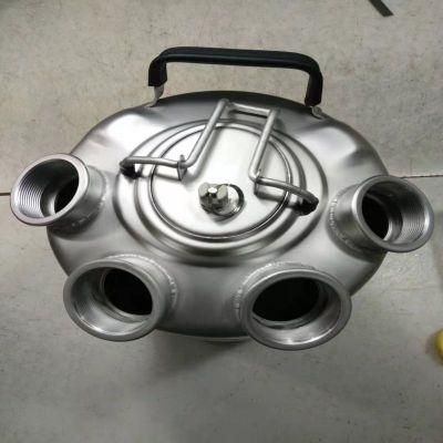 a S G M Spear Food Grade Stainless Steel 304 Cleaning Can with Two Spears Bar Accessories Brewing Keg Beer Line Cleaning Kegs