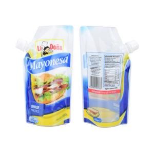 Plastic Nylon Packaging Stand up Spout Bag Resealable Jelly Water Liquid Juice Coffee Laminating Plastic Stand up Bag