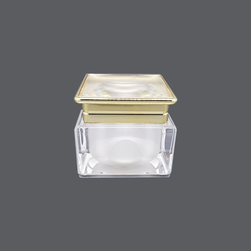 in Stock Ready to Ship Manufacturer 30g 50g Luxury Skincare Packaging Plastic Acrylic Cosmetic Jar and Cream Jars