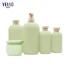 Soft HDPE Cosmetic Skincare Packaging Boston Round 800ml 500ml 300ml 250ml 200ml Shampoo Lotion Bottles